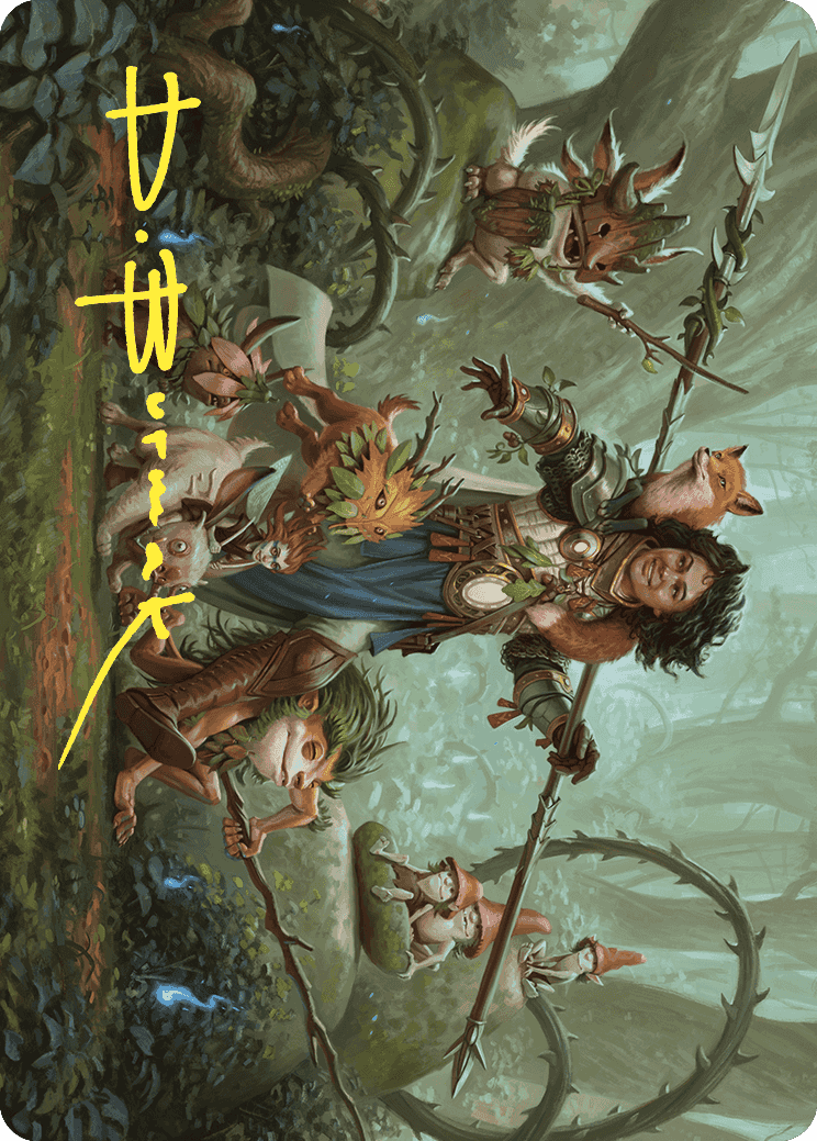Ellivere of the Wild Court Art Card (Gold-Stamped Signature) [Wilds of Eldraine Art Series] | Webway Games