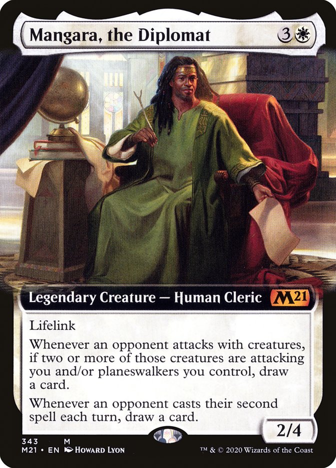 Mangara, the Diplomat (Extended Art) [Core Set 2021] | Webway Games