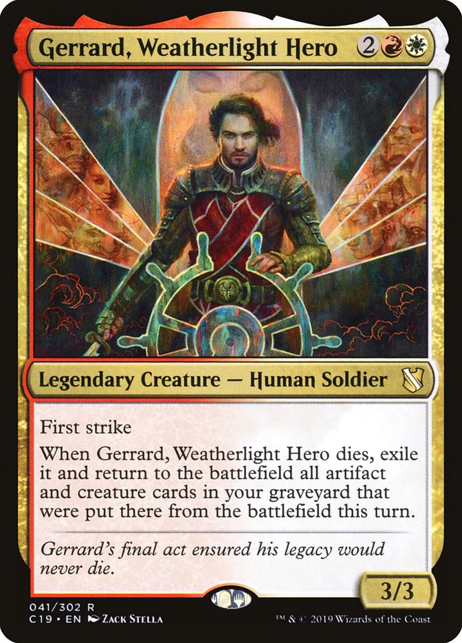 Gerrard, Weatherlight Hero [Commander 2019] | Webway Games