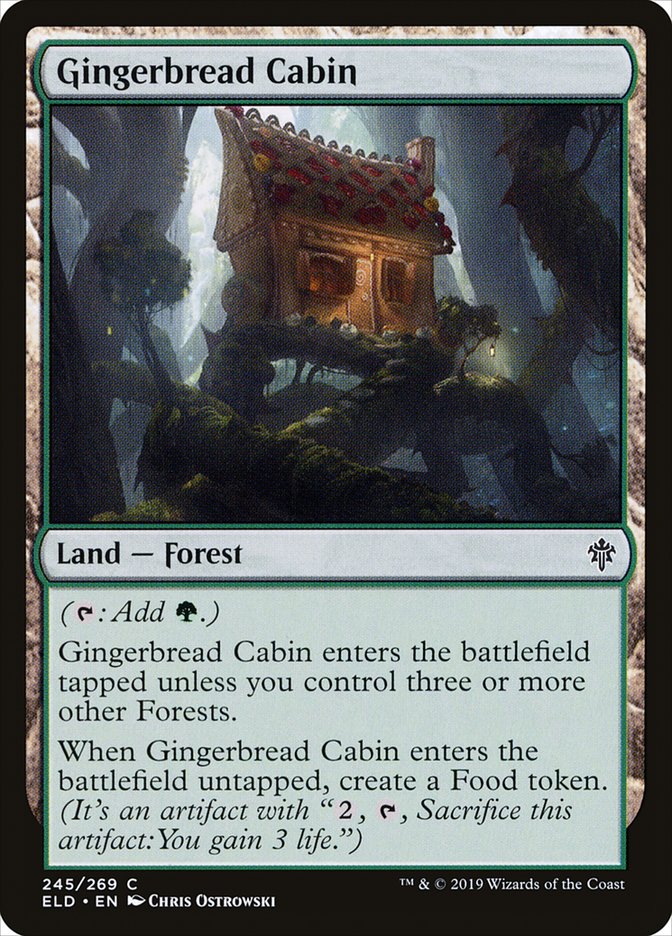 Gingerbread Cabin [Throne of Eldraine] | Webway Games
