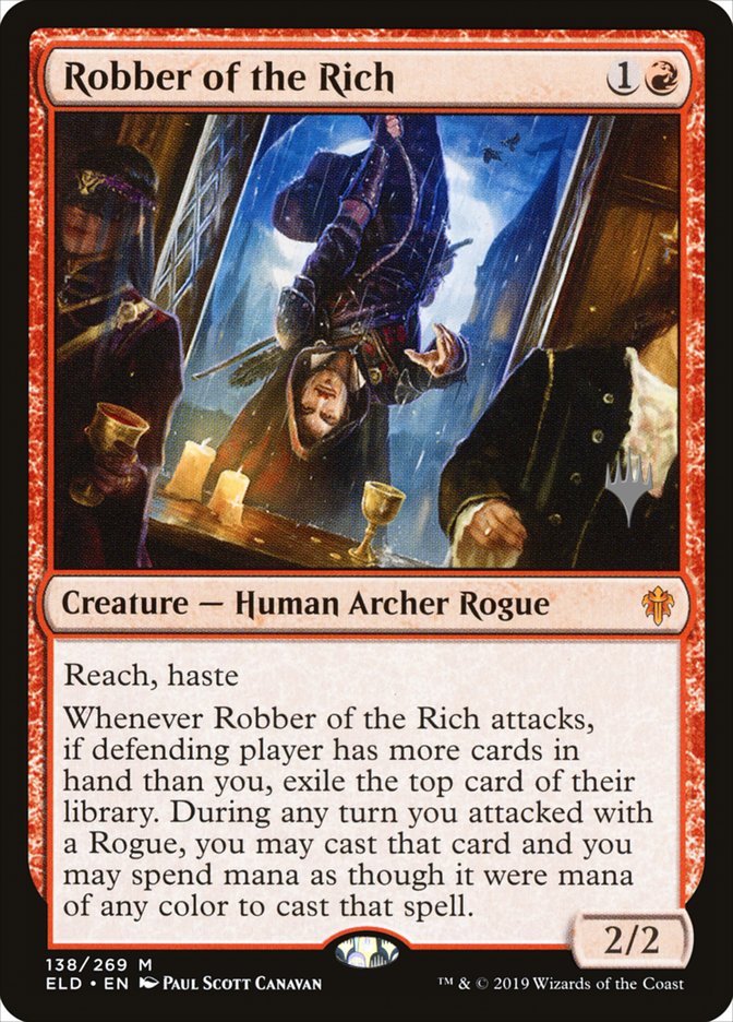Robber of the Rich (Promo Pack) [Throne of Eldraine Promos] | Webway Games