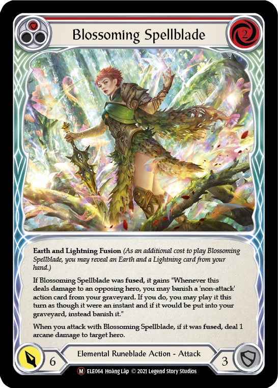 Blossoming Spellblade [U-ELE064] Unlimited Normal | Webway Games