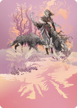 Arlinn, the Pack's Hope 2 Art Card [Innistrad: Midnight Hunt Art Series] | Webway Games