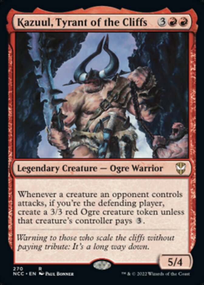 Kazuul, Tyrant of the Cliffs [Streets of New Capenna Commander] | Webway Games
