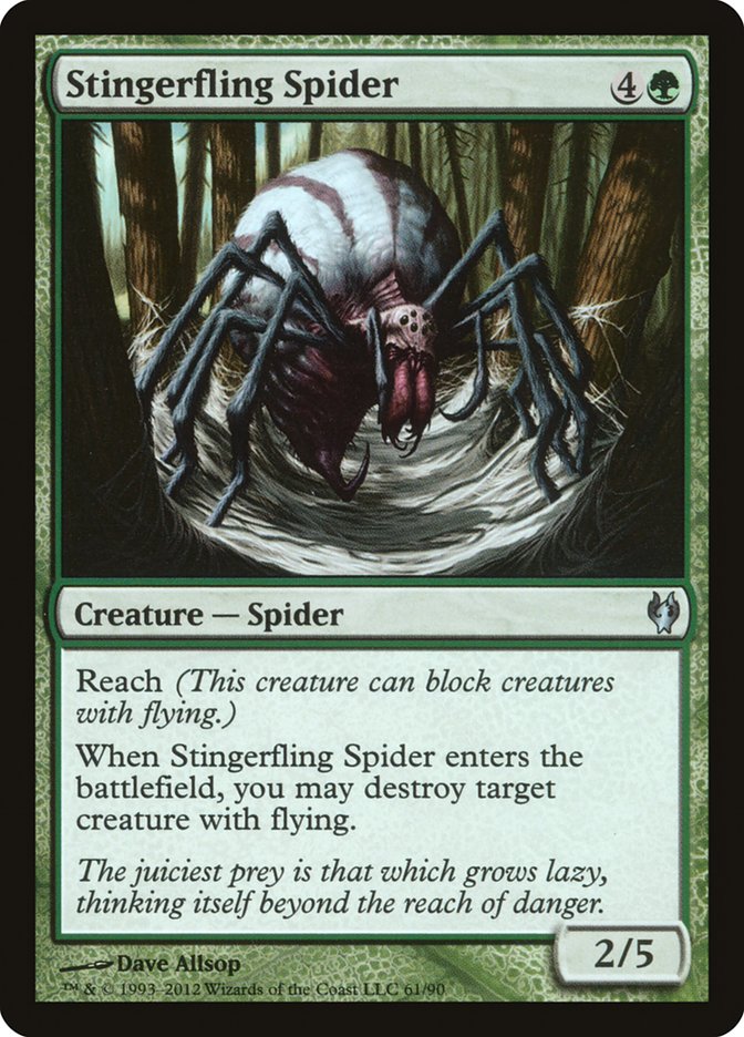Stingerfling Spider [Duel Decks: Izzet vs. Golgari] | Webway Games
