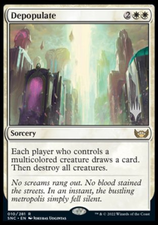 Depopulate (Promo Pack) [Streets of New Capenna Promos] | Webway Games