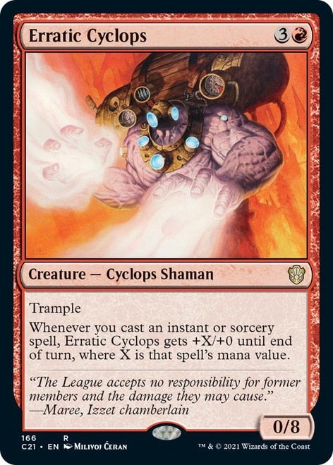 Erratic Cyclops [Commander 2021] | Webway Games