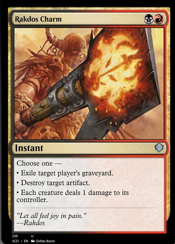 Rakdos Charm [Starter Commander Decks] | Webway Games