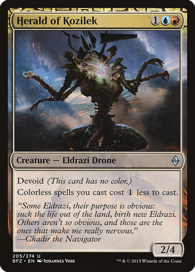 Herald of Kozilek [Battle for Zendikar] | Webway Games