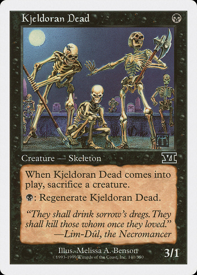 Kjeldoran Dead [Classic Sixth Edition] | Webway Games