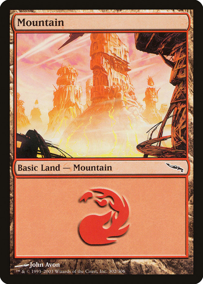 Mountain (#302) [Mirrodin] | Webway Games