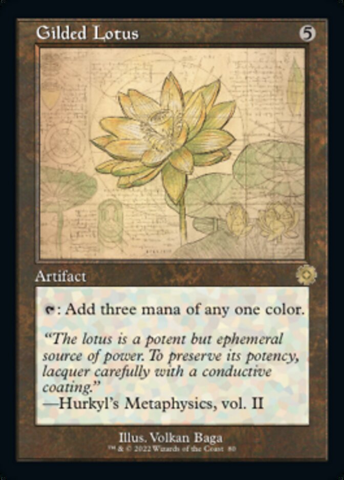 Gilded Lotus (Retro Schematic) [The Brothers' War Retro Artifacts] | Webway Games