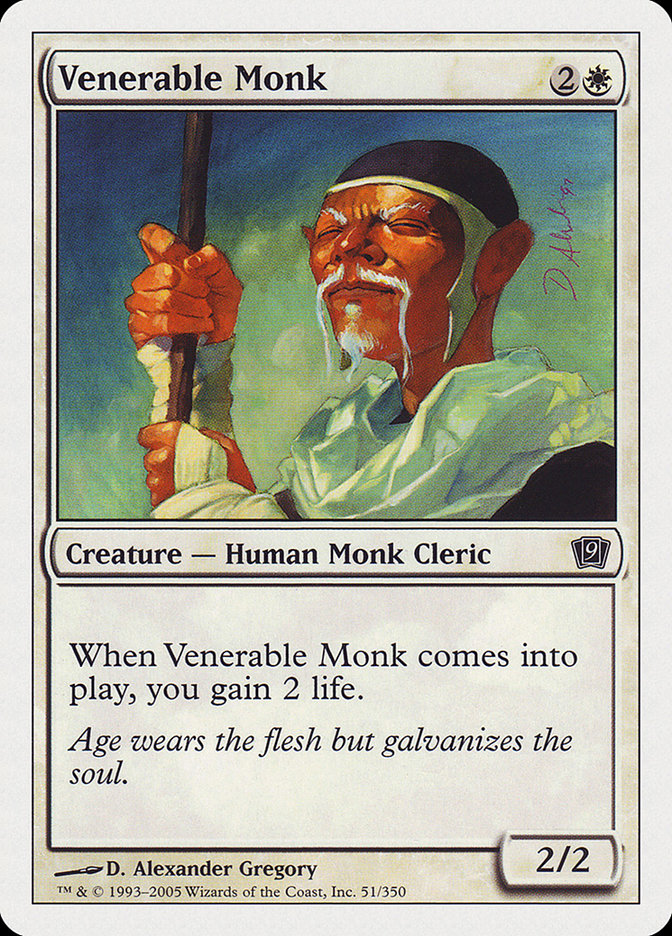 Venerable Monk [Ninth Edition] | Webway Games