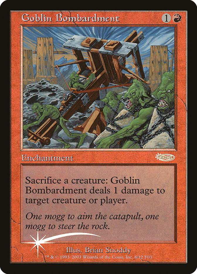 Goblin Bombardment [Friday Night Magic 2003] | Webway Games