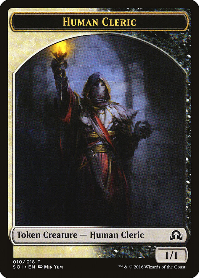 Human Cleric [Shadows over Innistrad Tokens] | Webway Games