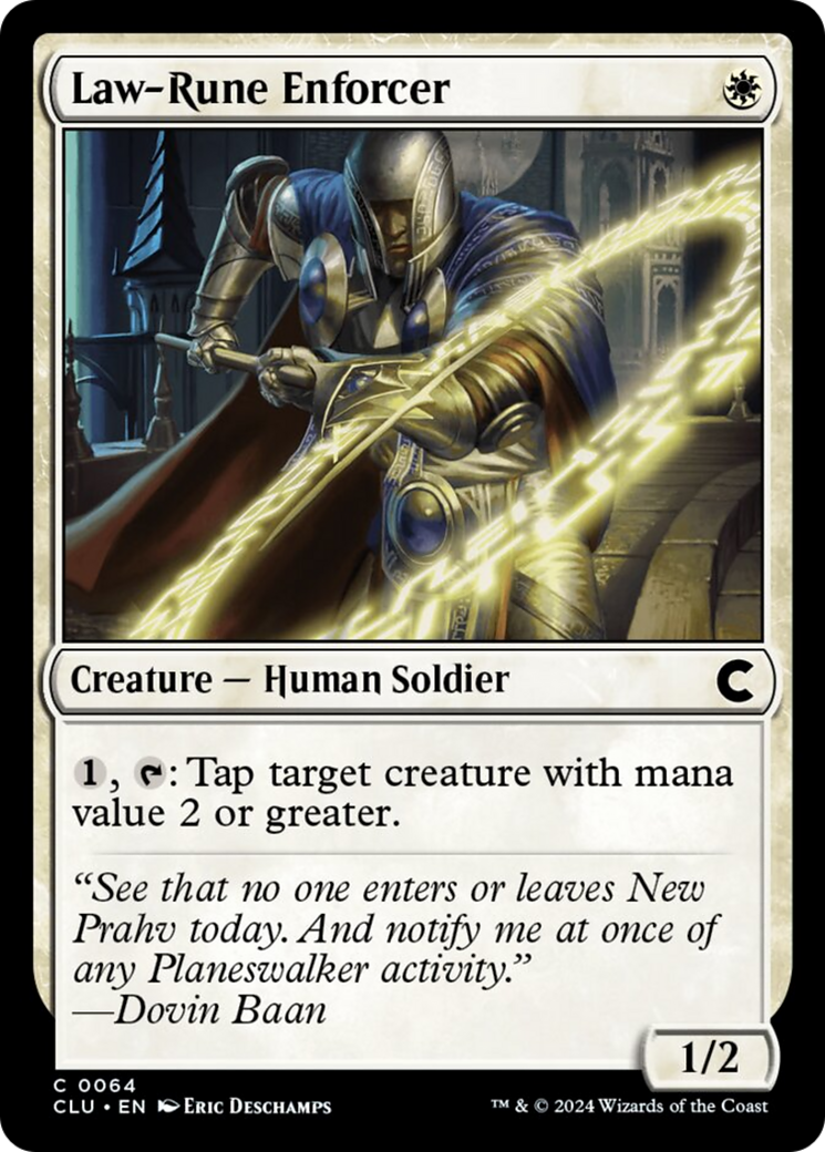 Law-Rune Enforcer [Ravnica: Clue Edition] | Webway Games