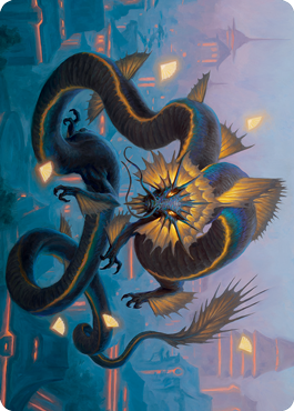 Ao, the Dawn Sky 1 Art Card [Kamigawa: Neon Dynasty Art Series] | Webway Games