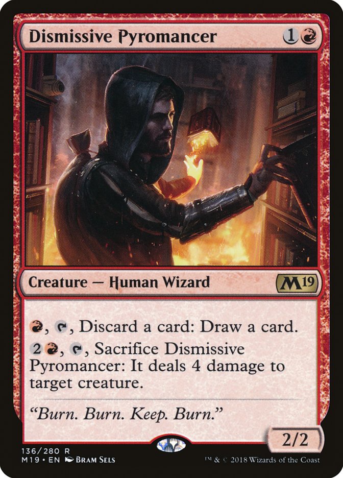 Dismissive Pyromancer [Core Set 2019] | Webway Games