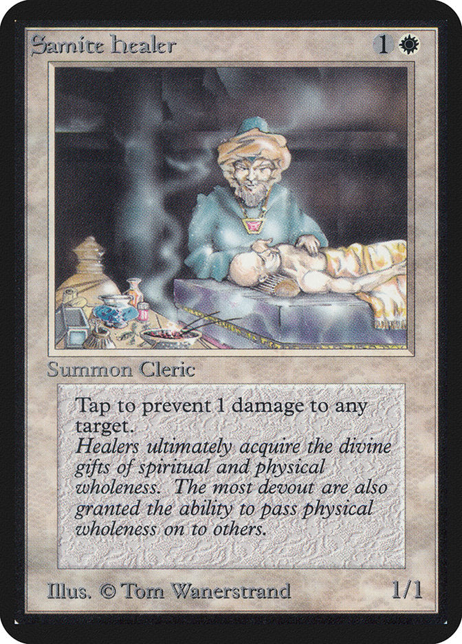 Samite Healer [Limited Edition Alpha] | Webway Games