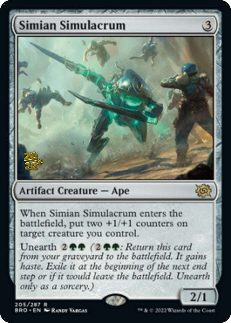 Simian Simulacrum [The Brothers' War: Prerelease Promos] | Webway Games