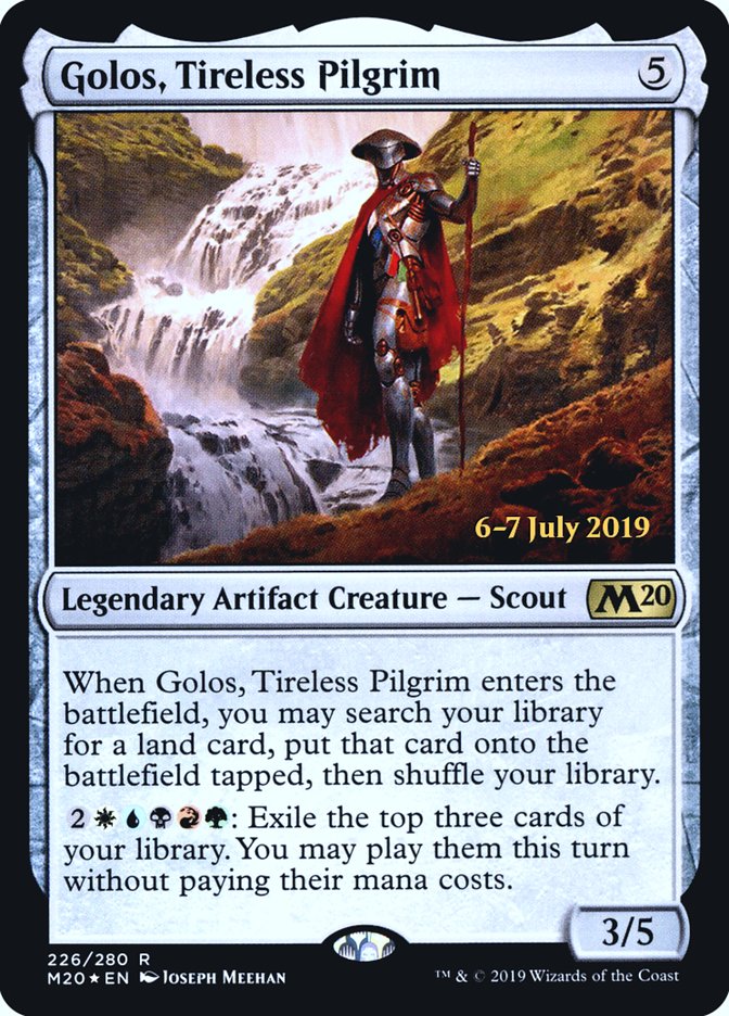 Golos, Tireless Pilgrim  [Core Set 2020 Prerelease Promos] | Webway Games