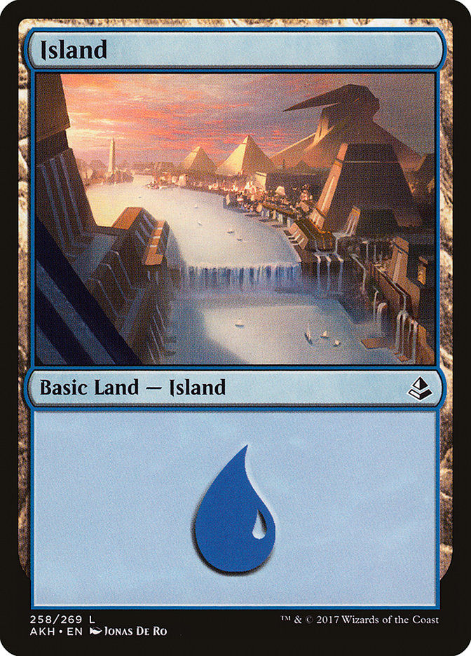Island (#258) [Amonkhet] | Webway Games