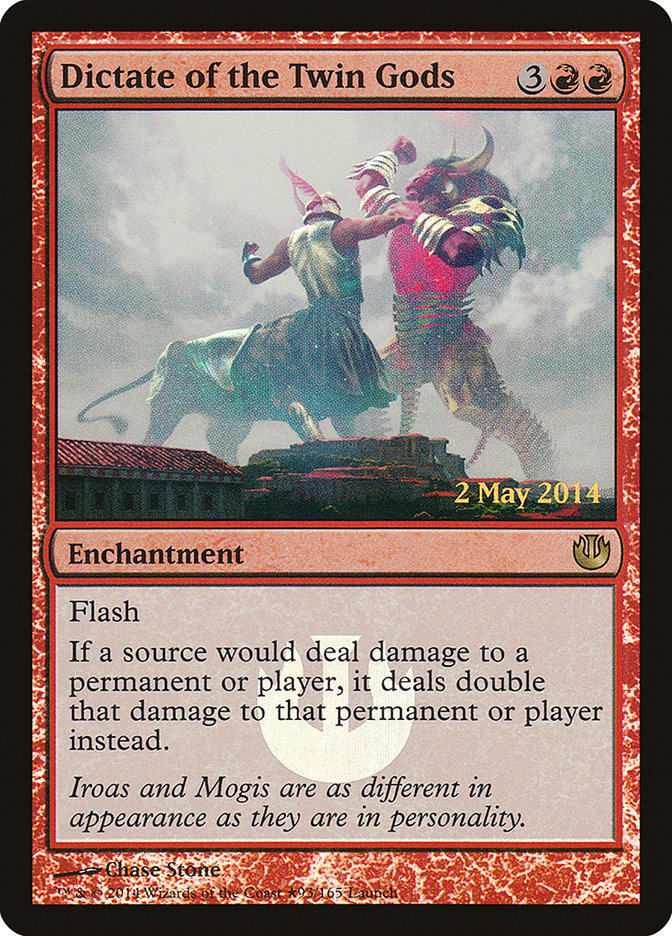 Dictate of the Twin Gods (Launch) [Journey into Nyx Promos] | Webway Games