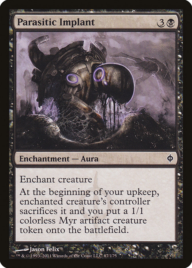 Parasitic Implant [New Phyrexia] | Webway Games