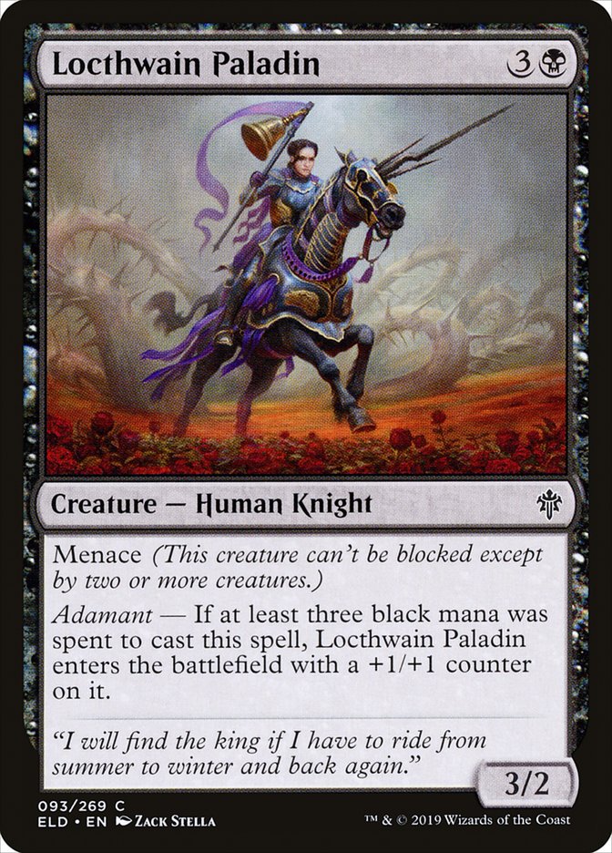 Locthwain Paladin [Throne of Eldraine] | Webway Games