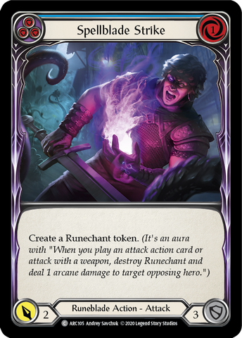 Spellblade Strike (Blue) [ARC105] Unlimited Rainbow Foil