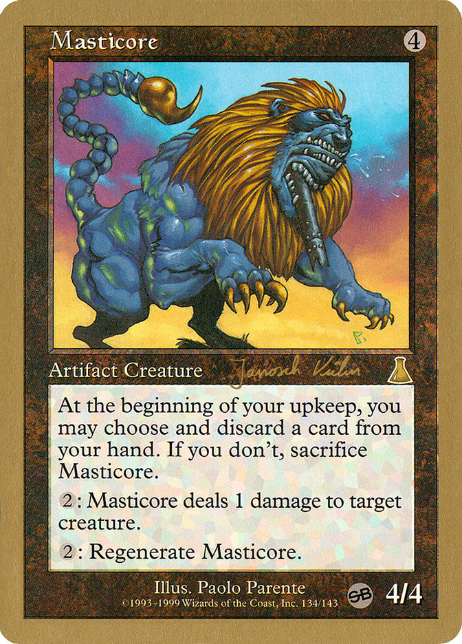 Masticore (Janosch Kuhn) (SB) [World Championship Decks 2000] | Webway Games