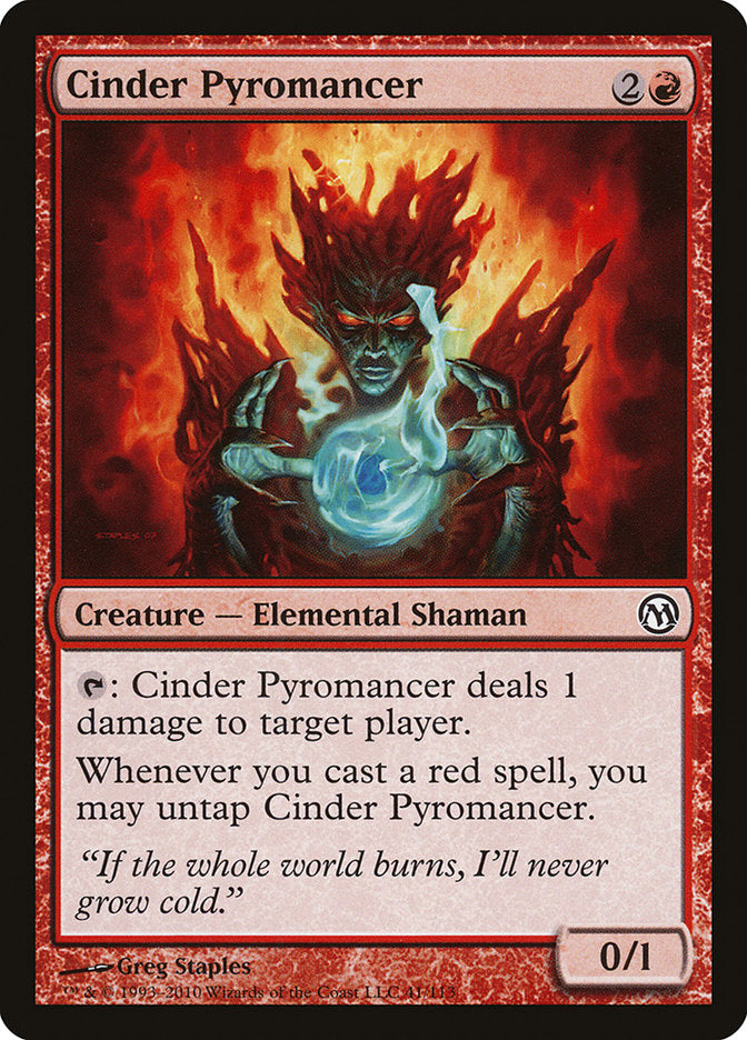 Cinder Pyromancer [Duels of the Planeswalkers] | Webway Games
