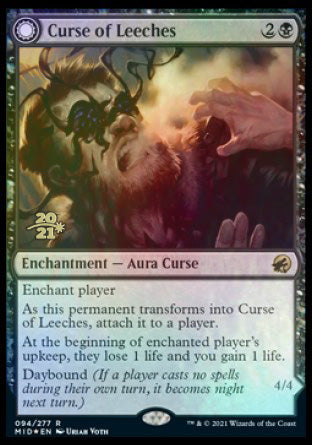 Curse of Leeches // Leeching Lurker [Innistrad: Midnight Hunt Prerelease Promos] | Webway Games