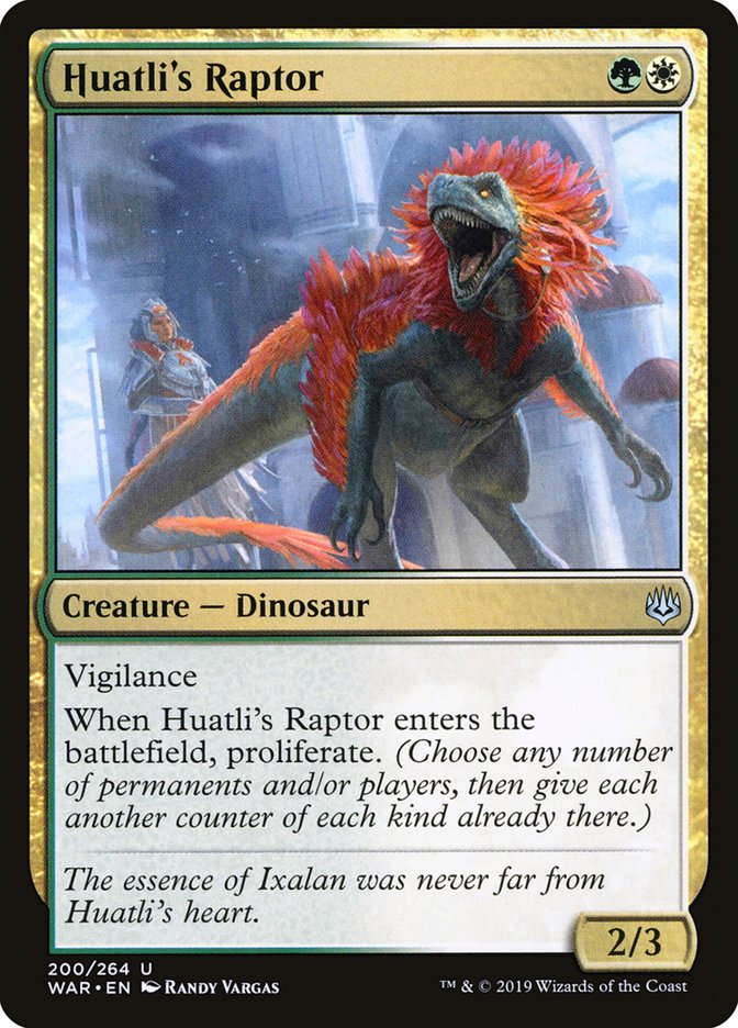 Huatli's Raptor [War of the Spark] | Webway Games