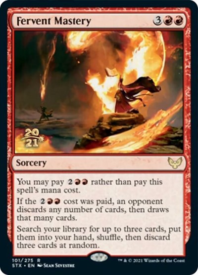 Fervent Mastery [Strixhaven: School of Mages Prerelease Promos] | Webway Games