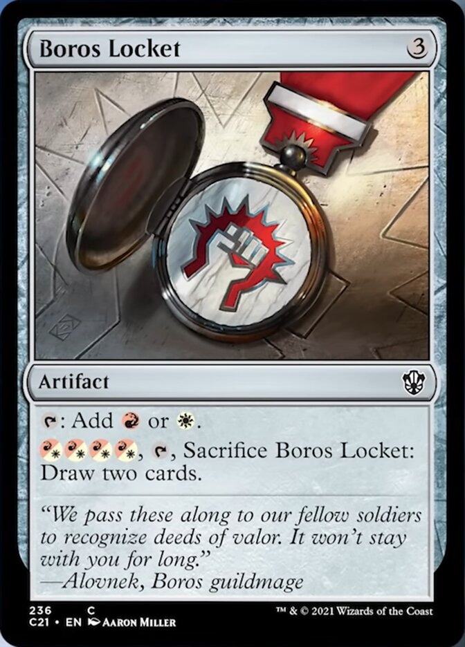 Boros Locket [Commander 2021] | Webway Games