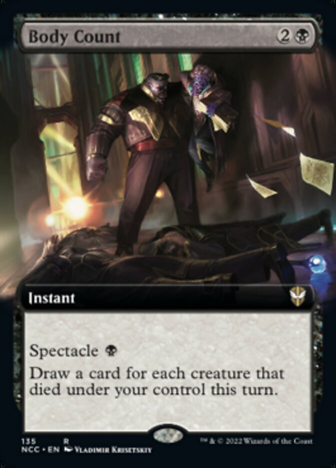 Body Count (Extended Art) [Streets of New Capenna Commander] | Webway Games
