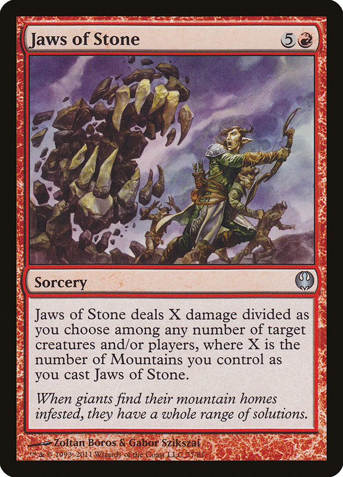 Jaws of Stone [Duel Decks: Knights vs. Dragons] | Webway Games