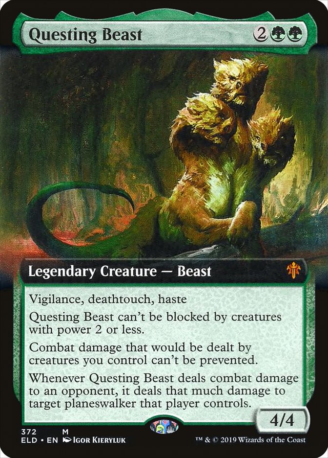 Questing Beast (Extended Art) [Throne of Eldraine] | Webway Games