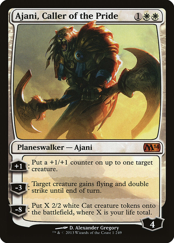 Ajani, Caller of the Pride [Magic 2014] | Webway Games