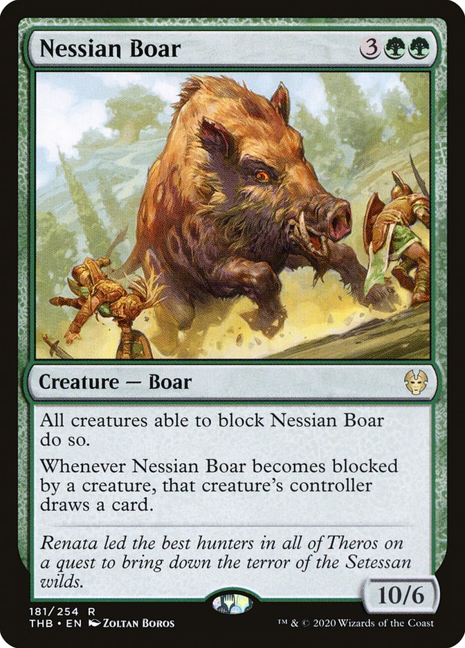 Nessian Boar [Theros Beyond Death] | Webway Games