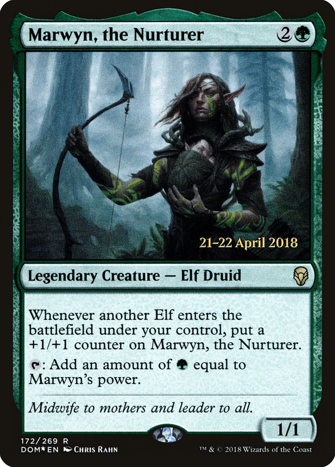 Marwyn, the Nurturer  (Prerelease) [Dominaria Prerelease Promos] | Webway Games