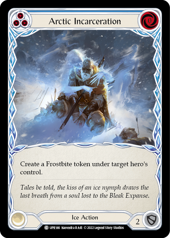 Arctic Incarceration (Blue) [UPR146] (Uprising)  Rainbow Foil | Webway Games