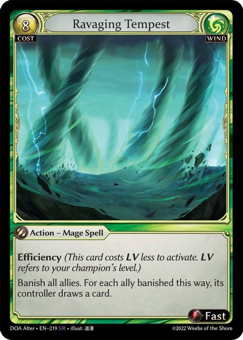 Ravaging Tempest (219) [Dawn of Ashes: Alter Edition] | Webway Games