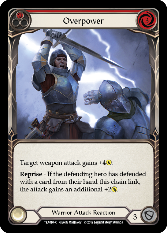 Overpower (Red) [TEA010-R] 1st Edition Normal | Webway Games