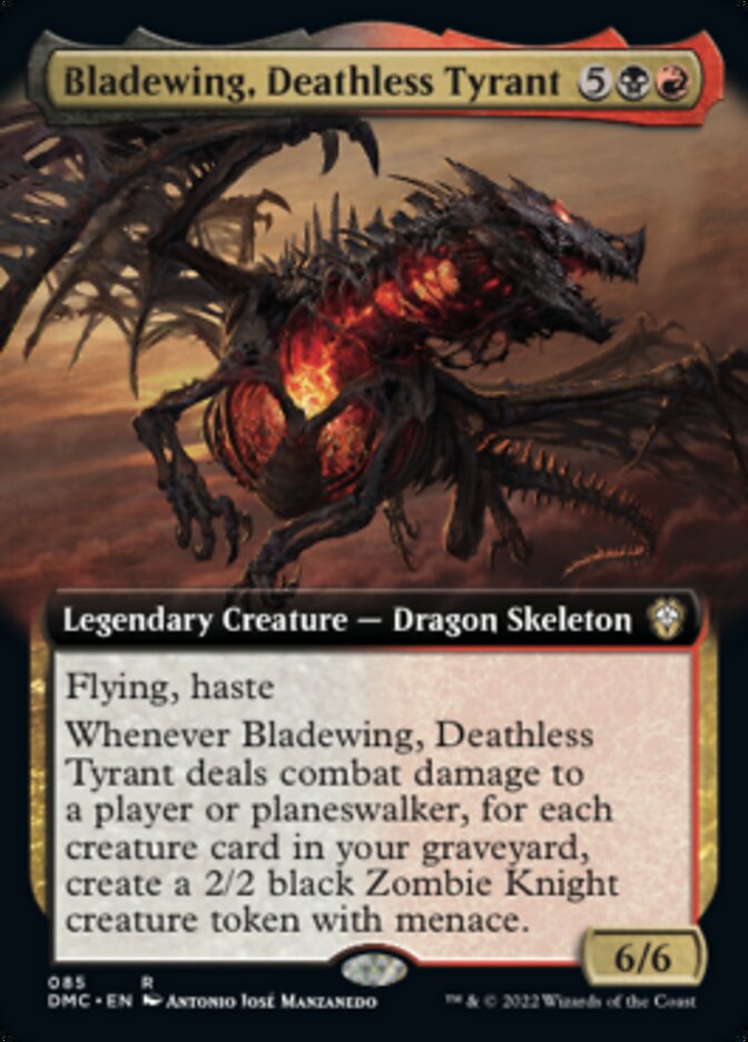 Bladewing, Deathless Tyrant (Extended Art) [Dominaria United Commander] | Webway Games