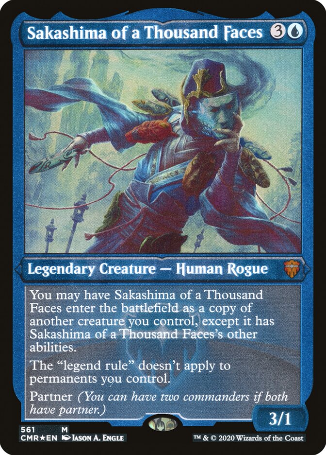 Sakashima of a Thousand Faces [Commander Legends Etched] | Webway Games