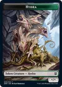 Hydra // Kor Warrior Double-sided Token [Zendikar Rising Tokens] | Webway Games