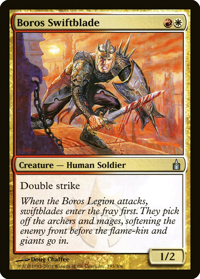 Boros Swiftblade [Ravnica: City of Guilds] | Webway Games