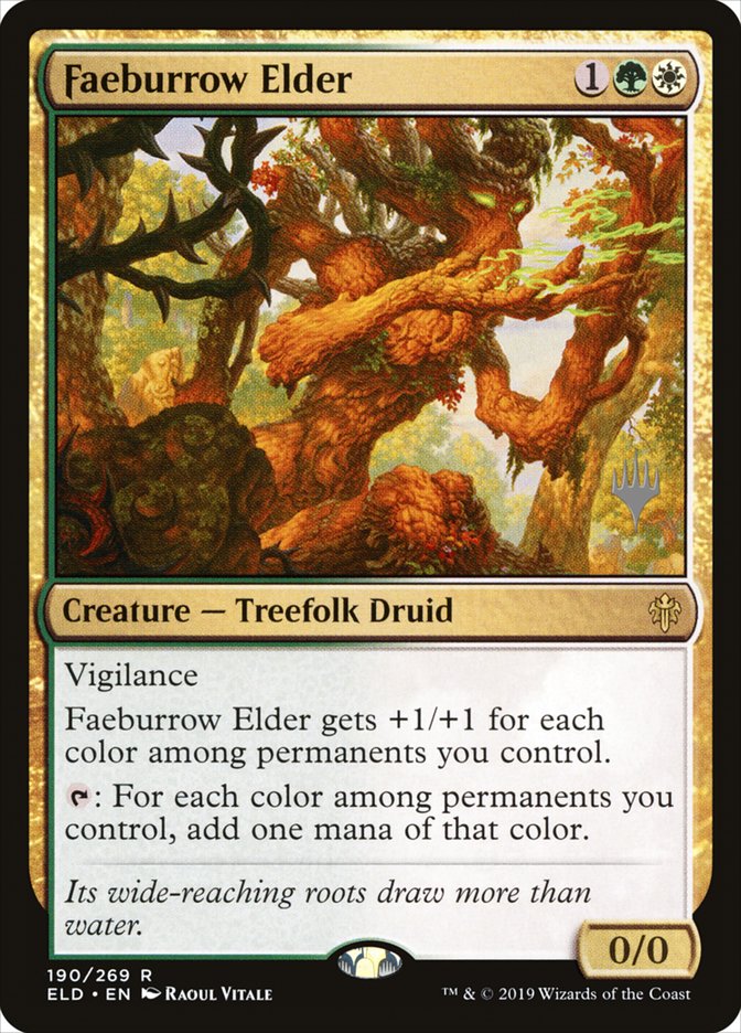 Faeburrow Elder (Promo Pack) [Throne of Eldraine Promos] | Webway Games